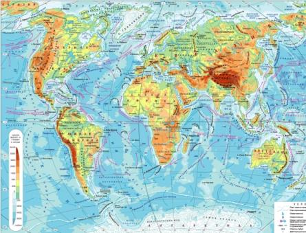 «Современная политическая карта мира Открыть карту мира с названием стран